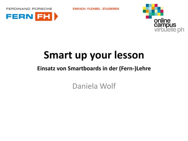 Smart up your lesson - Einsatz von ...