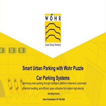 Puzzle Parking System | Smart Multi-Level Car Parking Solution | PDF