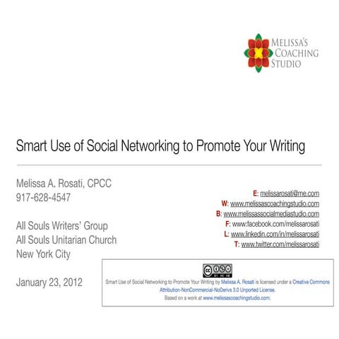 Smart use of social networking 2012