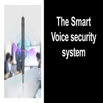 Smart voice security system