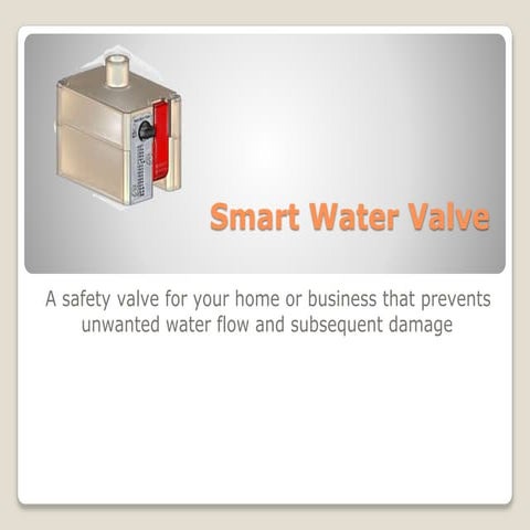 Smart water valve | PPTX