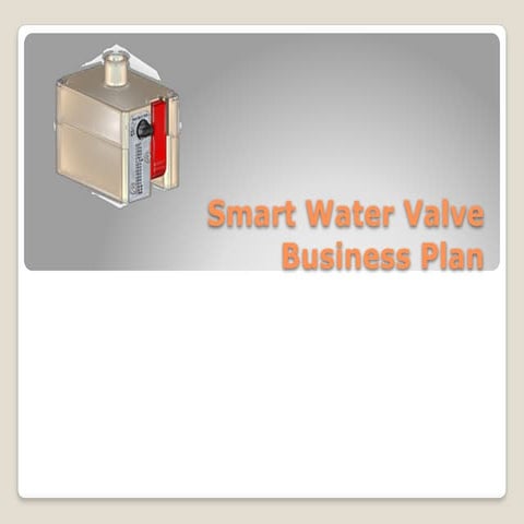 Smart water valve | PPTX