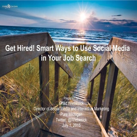 Smart ways to use social media in your job search 
