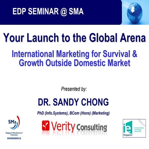 International Marketing for Survival and Growth