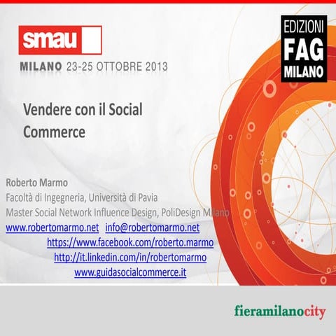 Vendere con Social Commerce