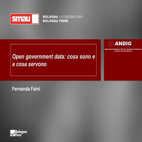 Smau Bologna 2015 - Fernanda Faini, Andig