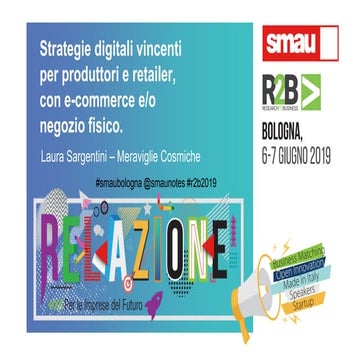 Smau Bologna 2019 digital marketing per produttori e retailer