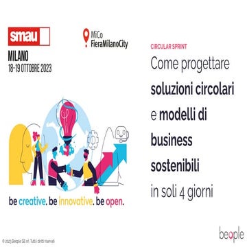 SMAU MILANO 2023 | COME PROGETTARE SOLUZIONI CIRCOLARI E MODELLI DI BUSINESS ...