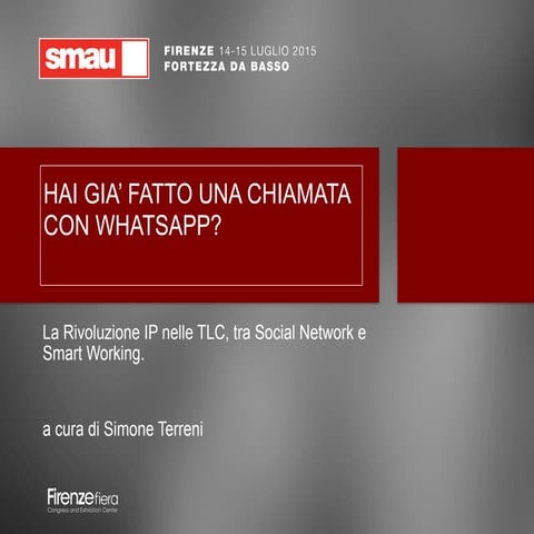 Smau Firenze 2015 - Simone Terreni