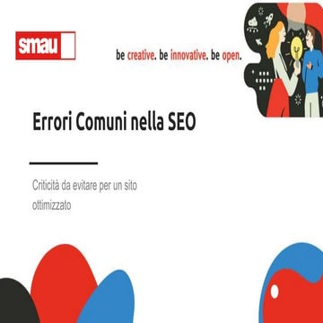 Errori Comuni nella SEO - Intervento smau 2020