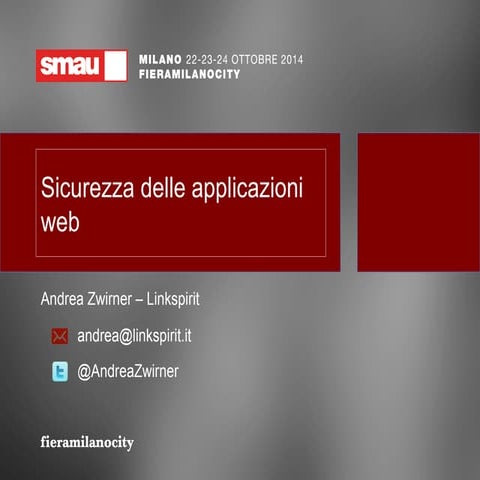 Smau Milano 2014 - Andrea Zwirner