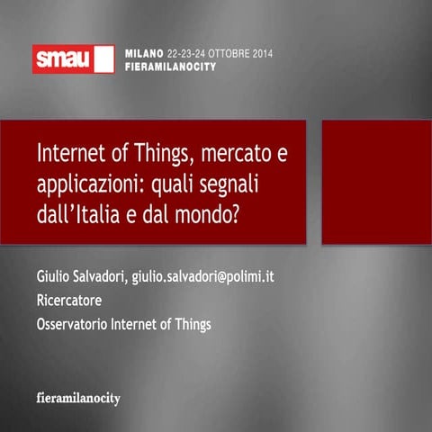 Smau Milano 2014 - Giulio Salvadori