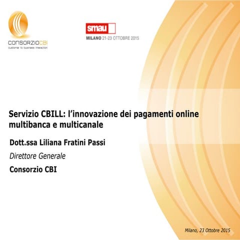 Smau Milano 2015  - Consorzio CBI