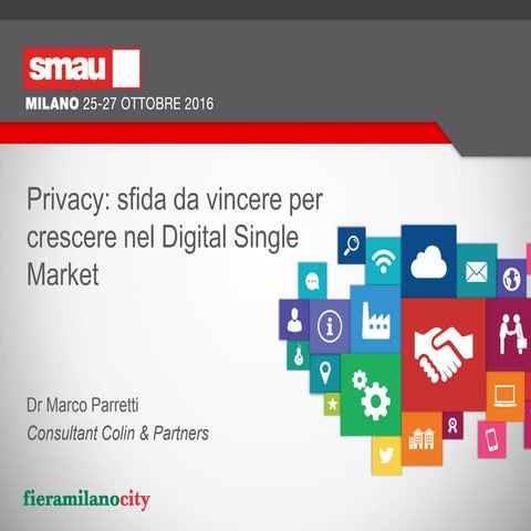 Smau Milano 2016 - Marco Parretti, Aipsi