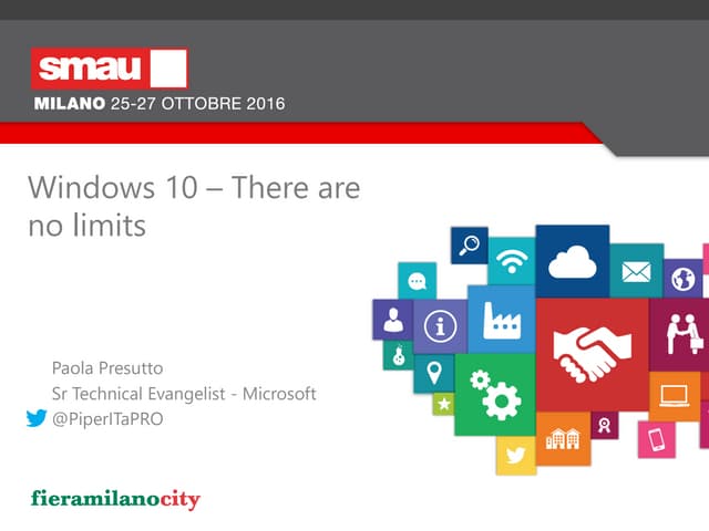 Smau Milano 2016 - Paola Presutto, Microsoft