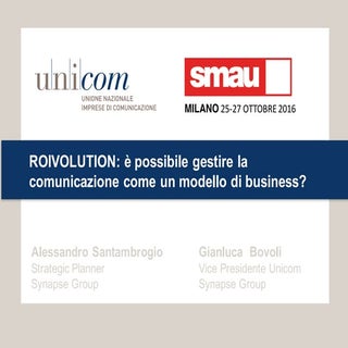 Smau Milano 2016 - Unicom