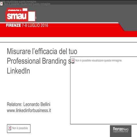 SMAUFirenze: misurare il tuo professional branding su LinkedIn