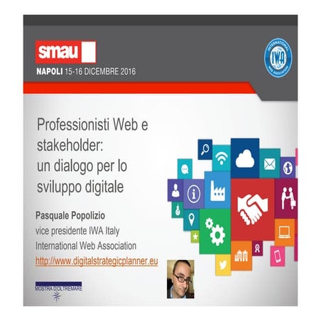 Smau Napoli 2016 - Pasquale Popolizio, IWA