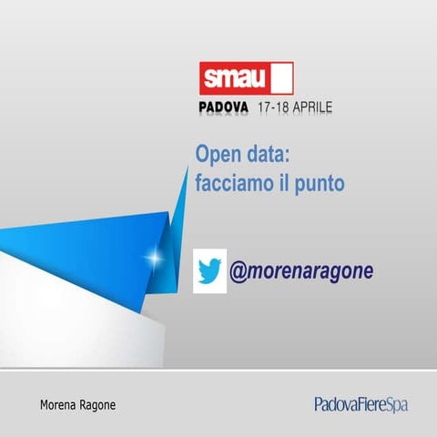 Open Data: facciamo il punto 