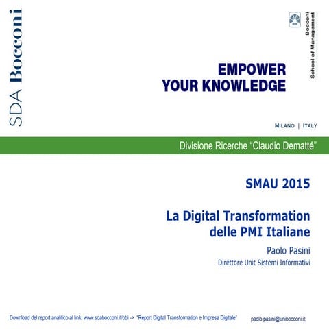 Smau Torino 2015 - Paolo Pasini
