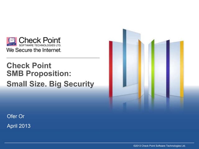 Check Point SMB Proposition