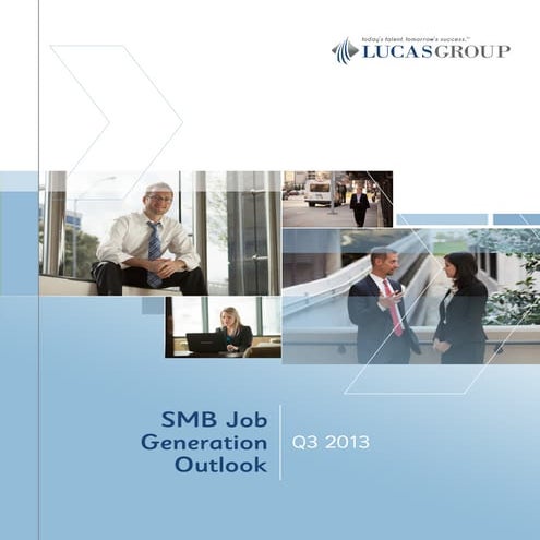 Q3 2013 SMB Job Generation Outlook Report