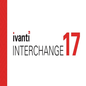SMB240: Tips and Tricks: Get the most out of Ivanti Service Manager