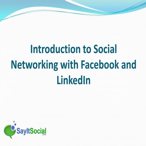 SMBF- Networking with Facebook and LinkedIn