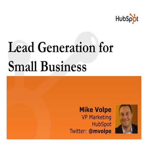 Lead Generation for Small Business