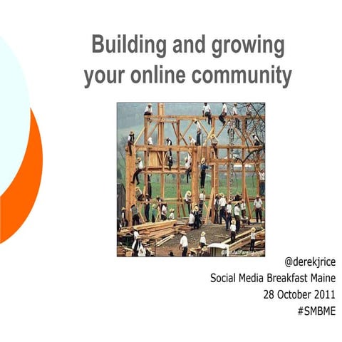Building and growing your online community