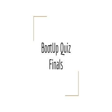 2021-22 Bootup Quiz Finals IIT Jodhpur