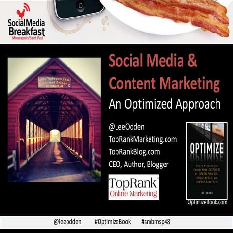 Social Media & Content Marketing - An Optimized Approach #OptimizeBook