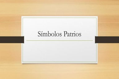 Símbolos patrios