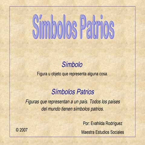 Símbolos patrios de puerto rico