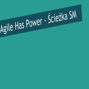 Scrum Master - Breakout session.