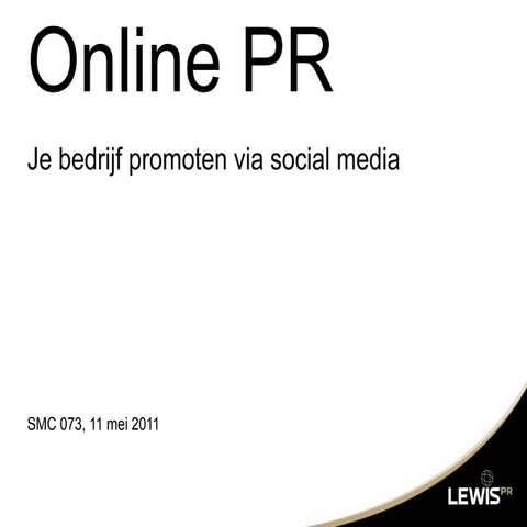 Online PR - LEWIS PR