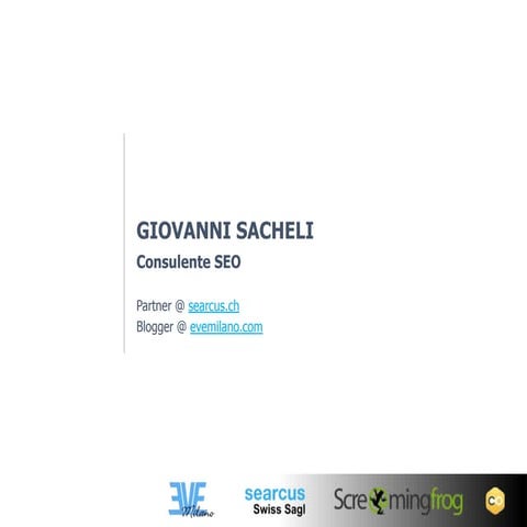 Analisi dei competitor con Screaming Frog