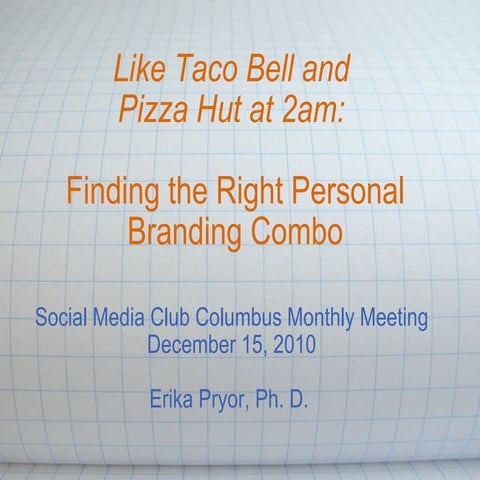 Finding the Right Personal Branding Combo