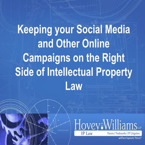 ￼Keeping your Social Media and Other Online Campaigns on the Right Side of In...