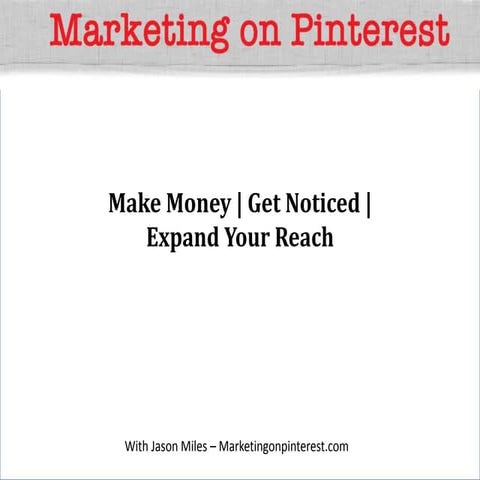 Marketing on Pinterest