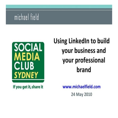 Social Media Club Sydney - 24 May 2010