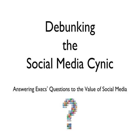 Social Media Cynic 2013 (updated)