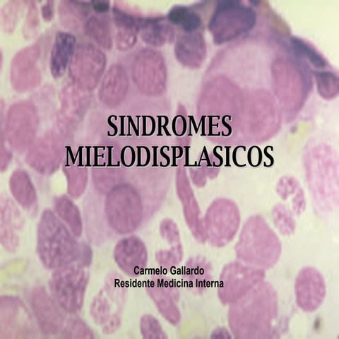 HCM - Egreso - Sindrome Mielodisplasico