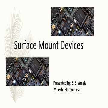 Surface mount Devices(SMD)