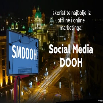 Social media DOOH - tehnologija koja povezuje najbolje iz offline i online ma...