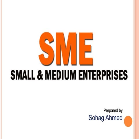 Small and Median Enterprises (SME)