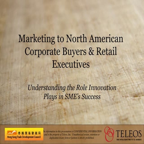 SME Presentation - Hong Kong - November 2006