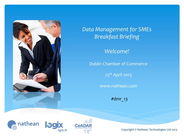 SME Breakfast Seminar - Keynote Session - The Data Landscape