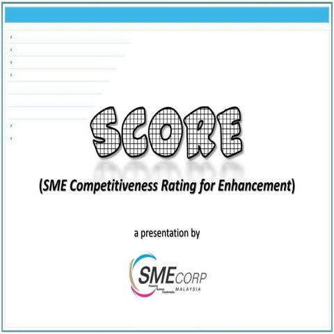 SME Corp SCORE