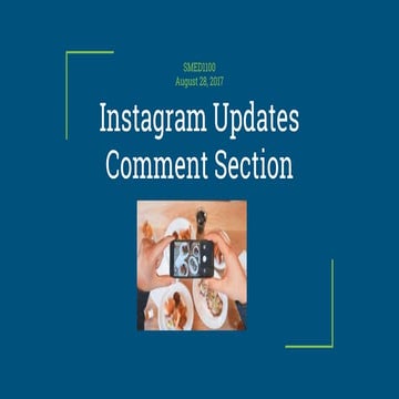 Instagram Updates Comment Section